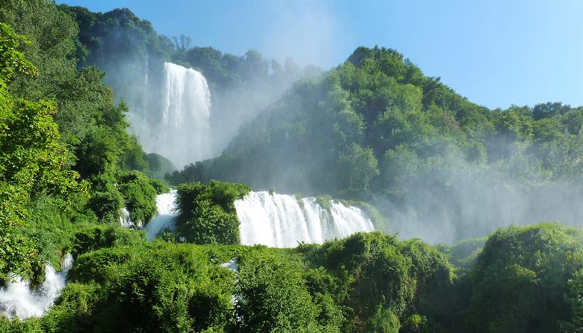 La cascata delle Marmore La cascata delle Marmore